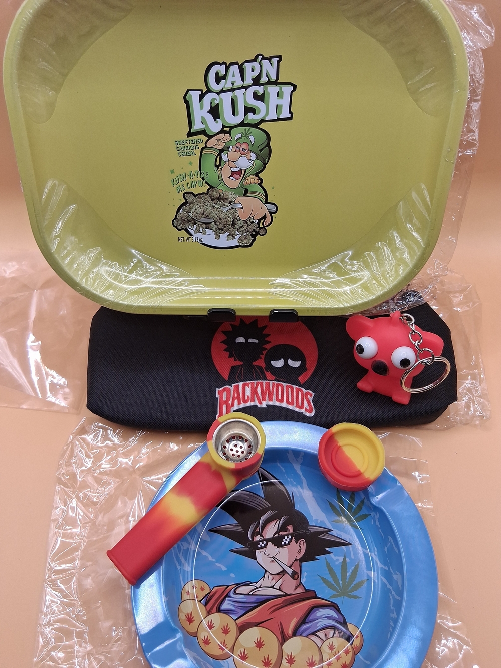 Kap'n Kush Rolling Tray Gift Set...👽